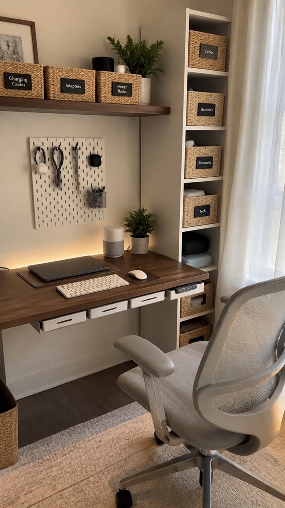 organize cables with wireless devices