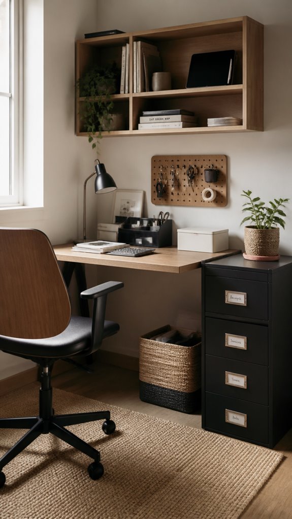 organize daily essential supplies