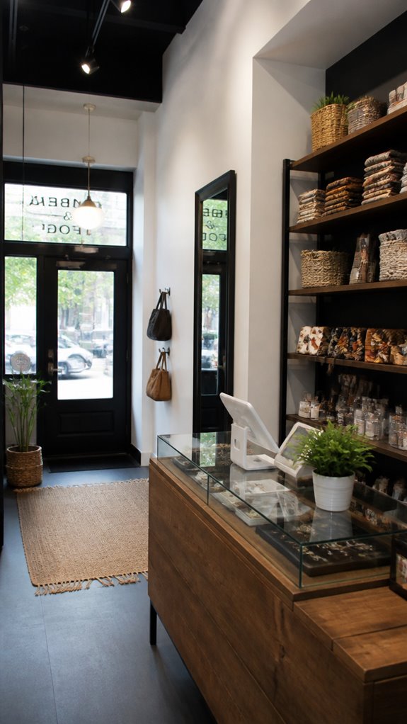 organized welcoming entryway design