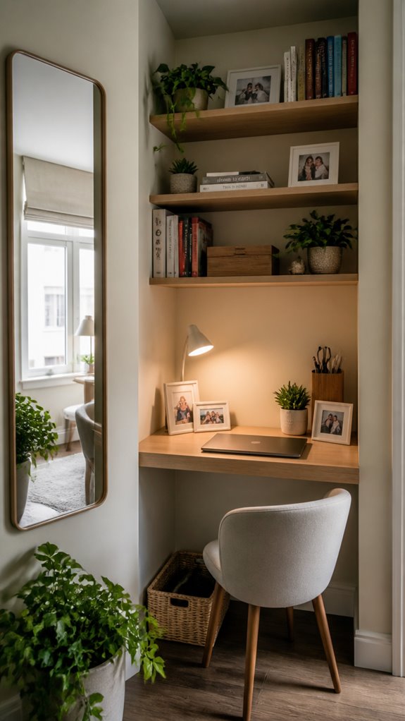 personalized organized workspace decor