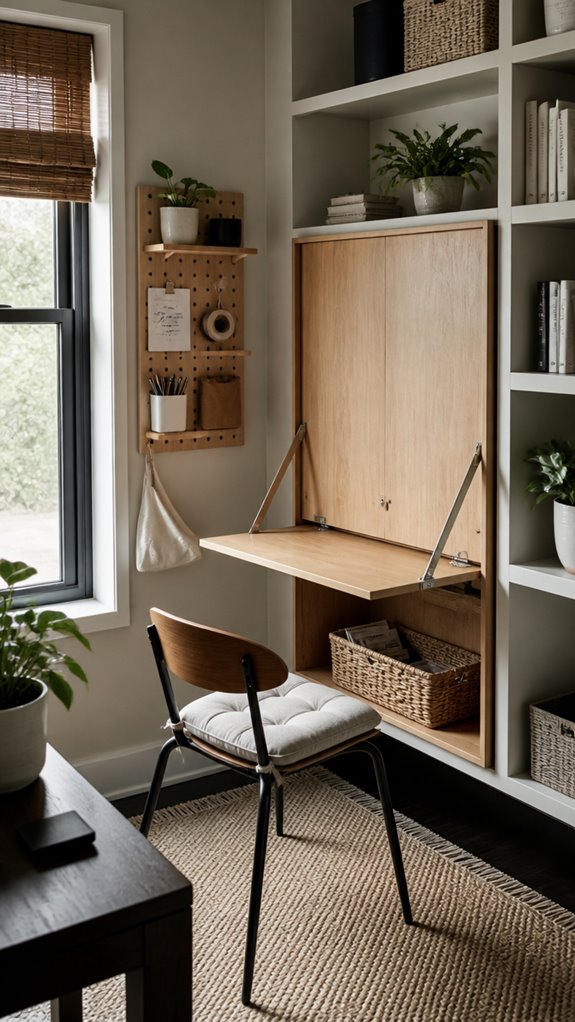 portable collapsible desk design