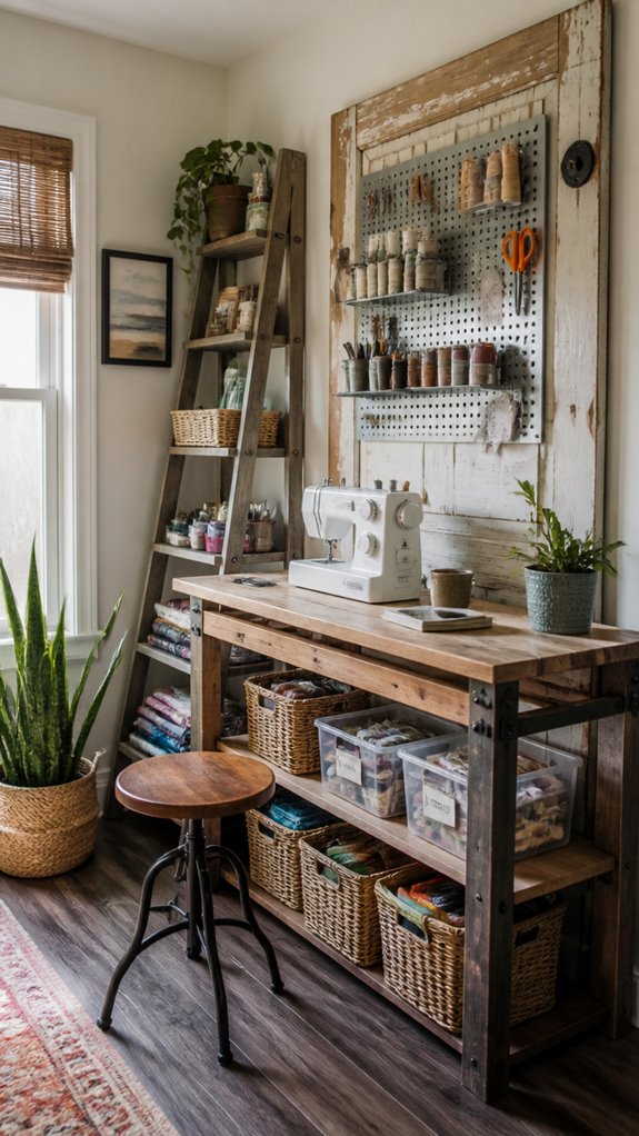 repurpose furniture for storage
