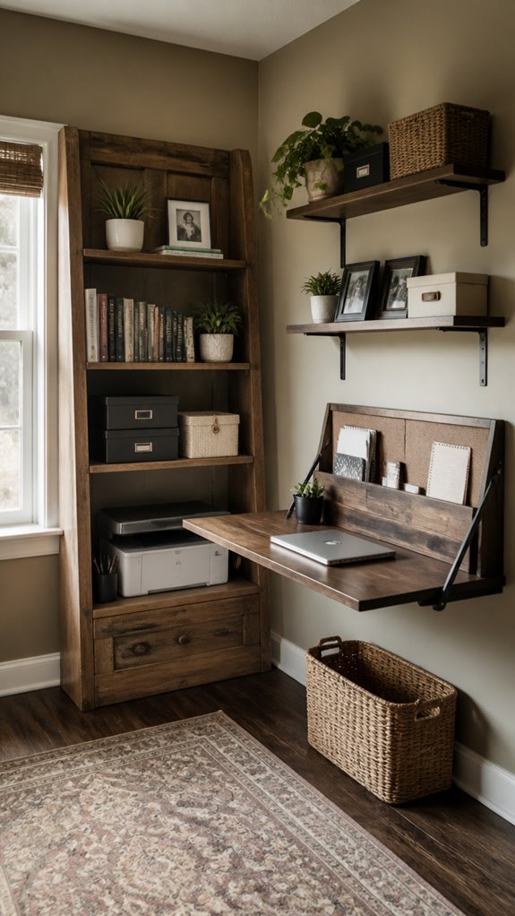 repurpose furniture for storage