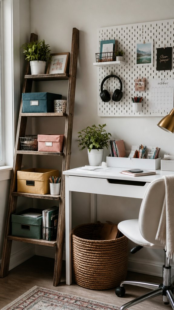 repurposed decor for organization