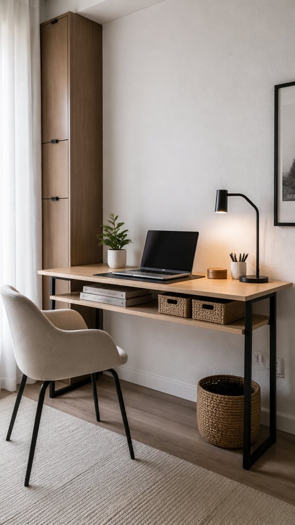 slim space saving desk options