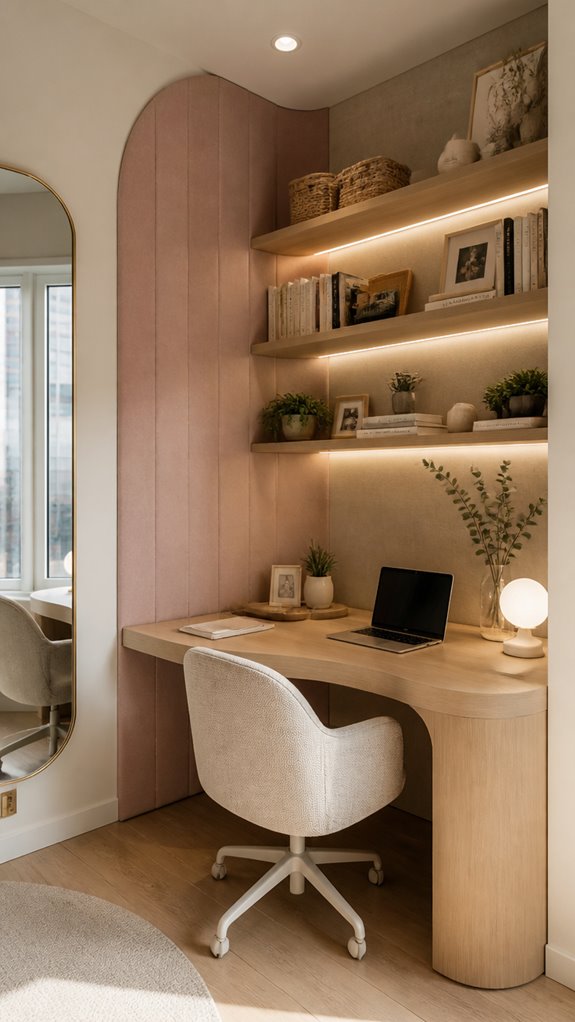 soft rounded spacious design