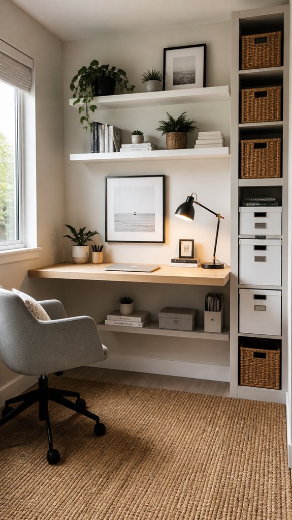 space saving wall mounted desks
