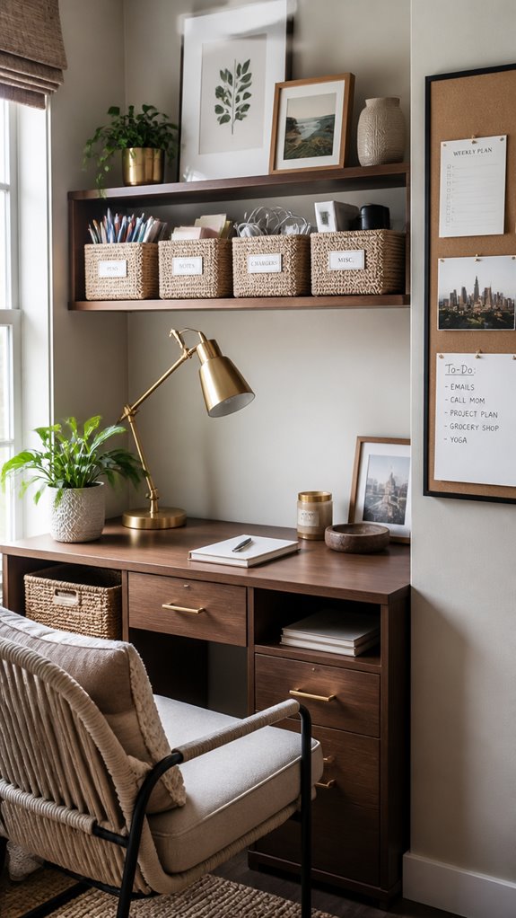 stylish storage for supplies