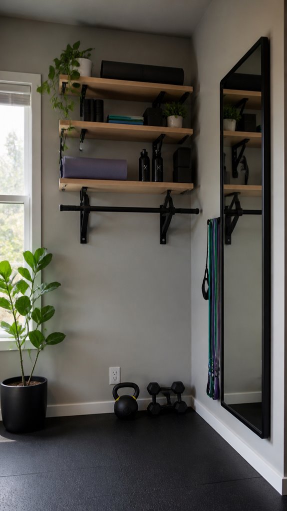 vertical gym storage solutions