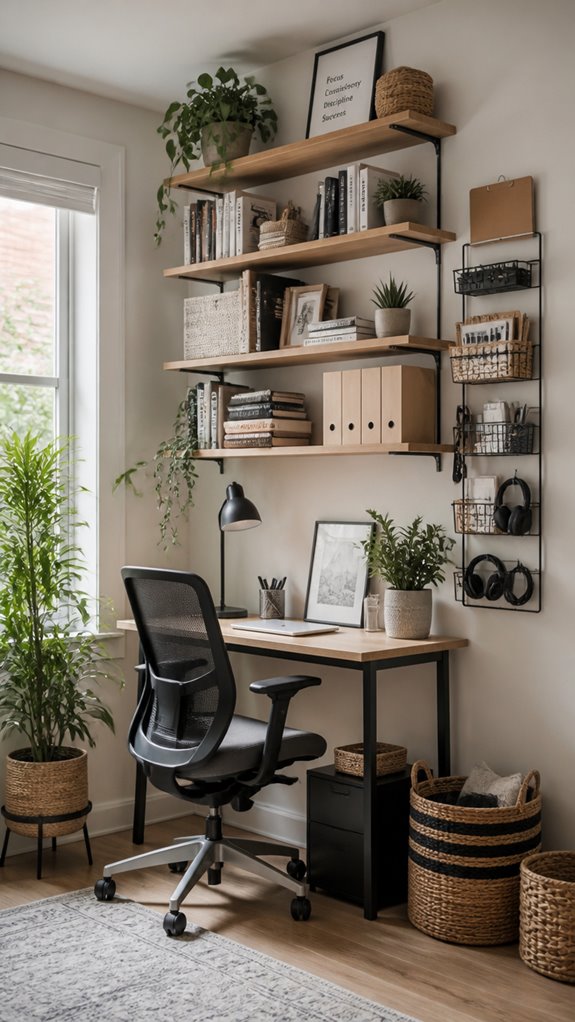 vertical storage and organization