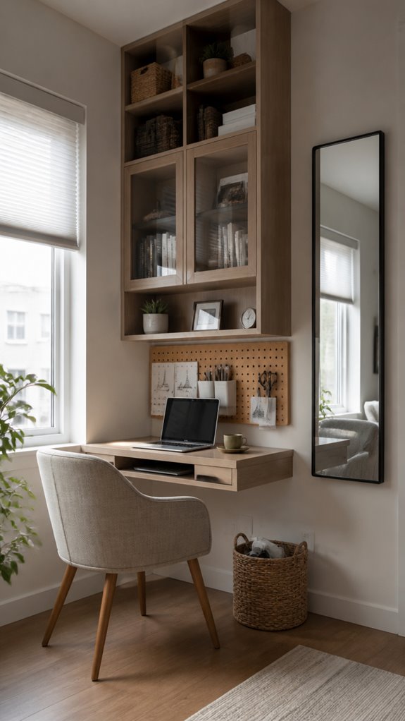 vertical storage maximizes space