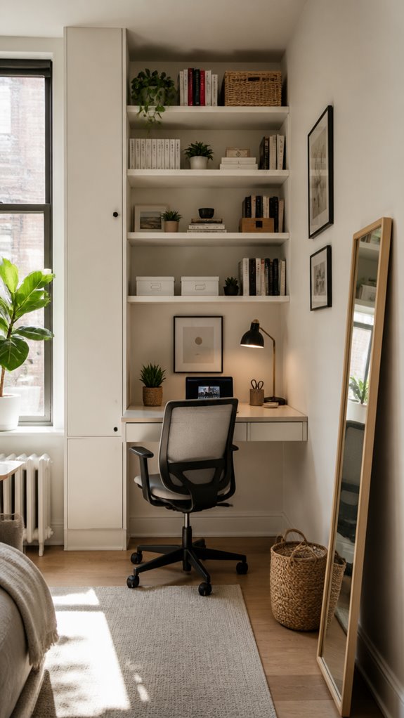 vertical storage saves space
