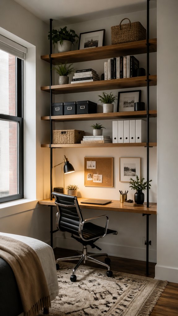 vertical wall mounted storage