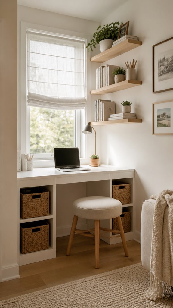 window sill desk ideas
