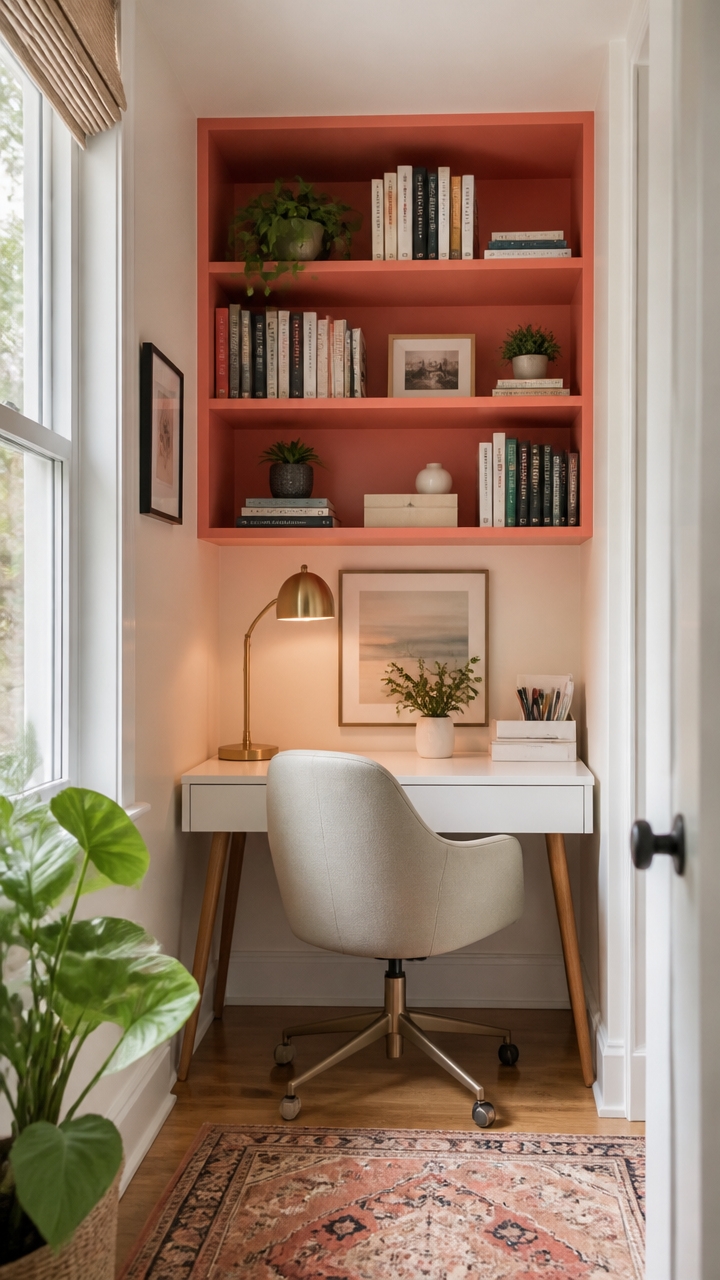 accent colors energize small spaces