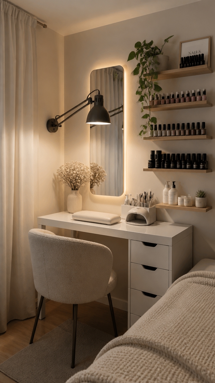 adjustable warm lighting ambiance