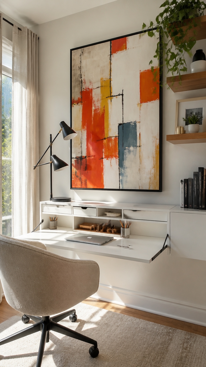 bold decor enhances small spaces