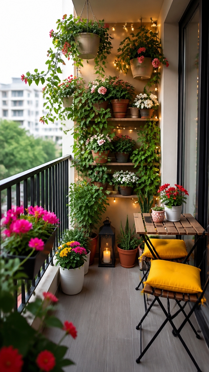 colorful plants and decor
