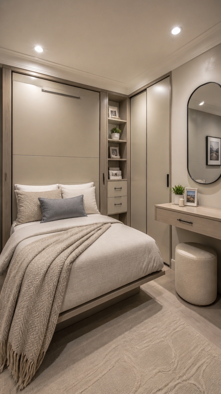 compact multi functional space saving furniture