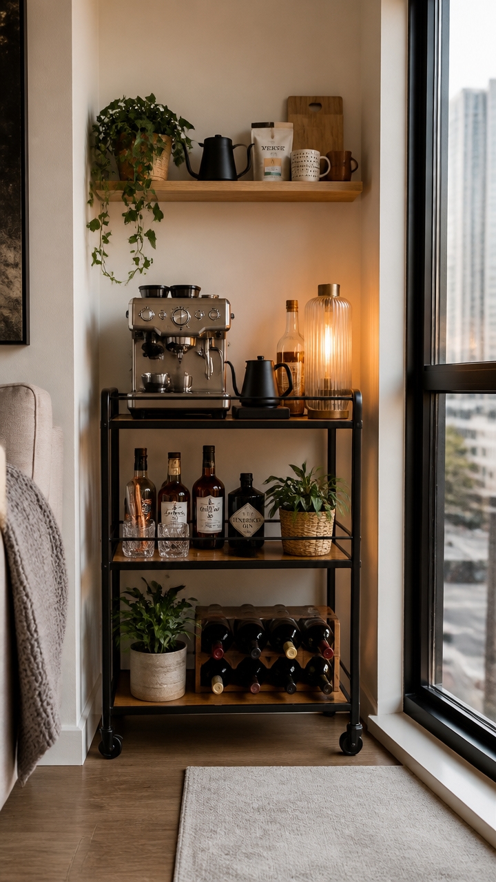 compact stylish beverage station