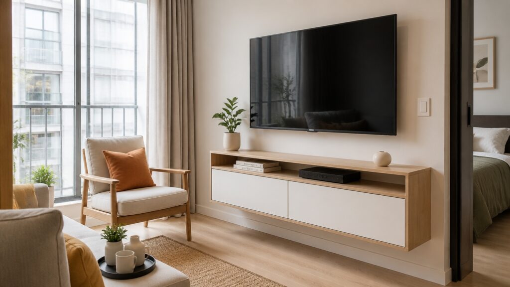 compact tv stand ideas