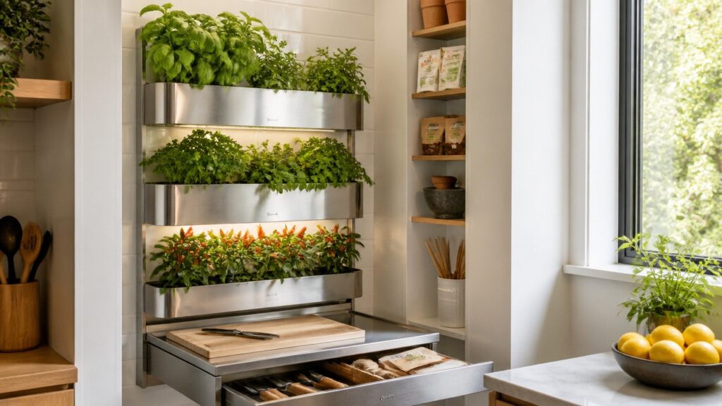 compact urban vegetable gardening