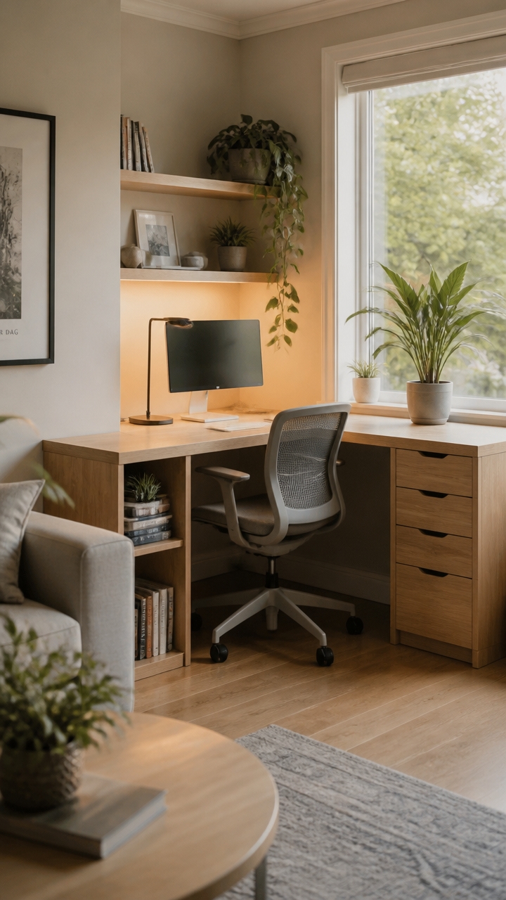 corner nook workspace optimization