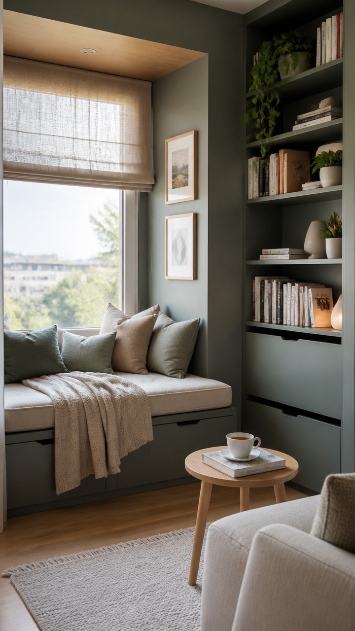 cozy personalized reading retreat