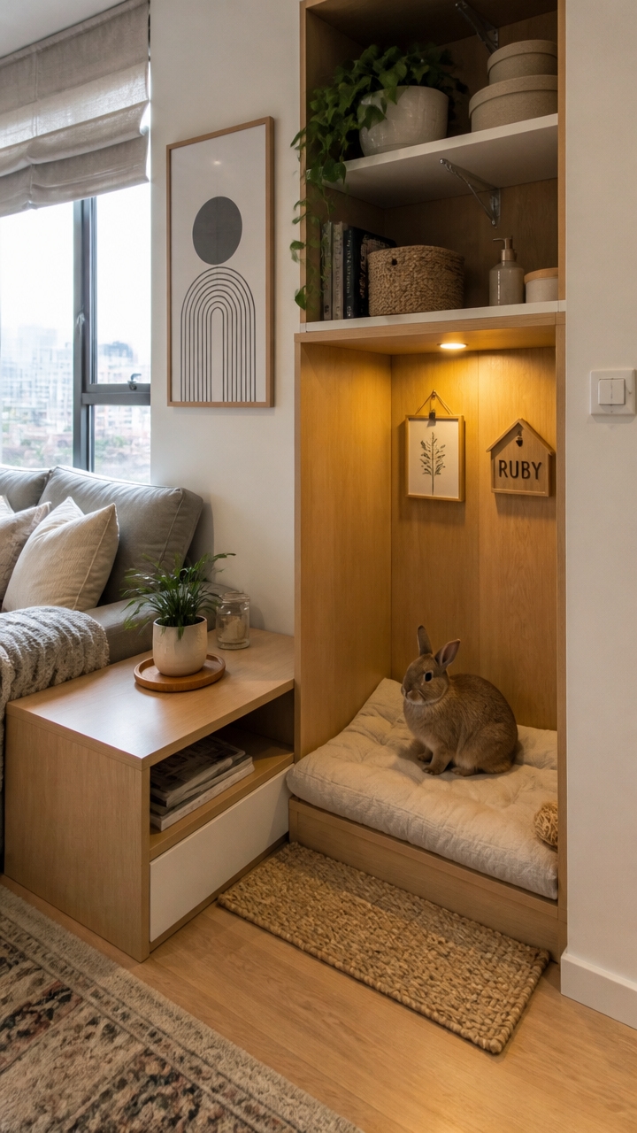 cozy secure rabbit retreat