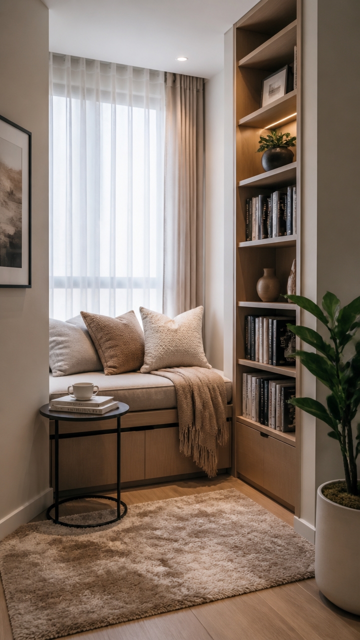 cozy textured rug accents