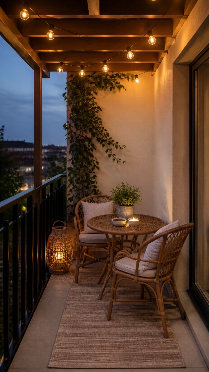 creative outdoor lighting ambiance
