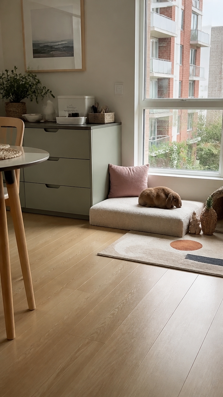 cushioned safe rabbit flooring
