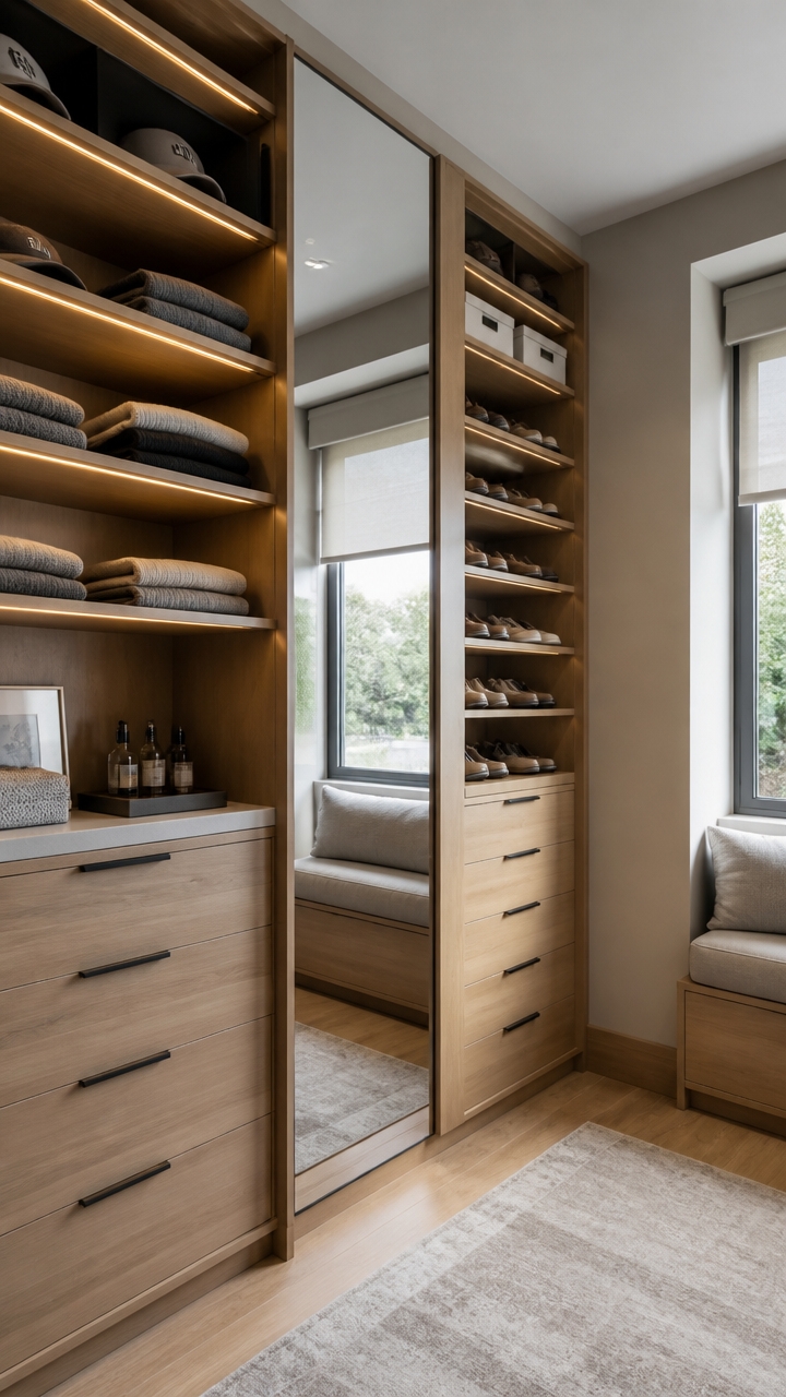 custom small closet storage