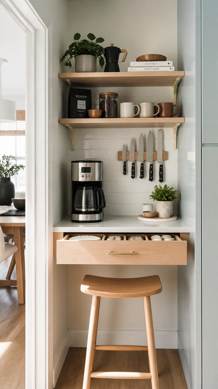 efficient accessible coffee storage
