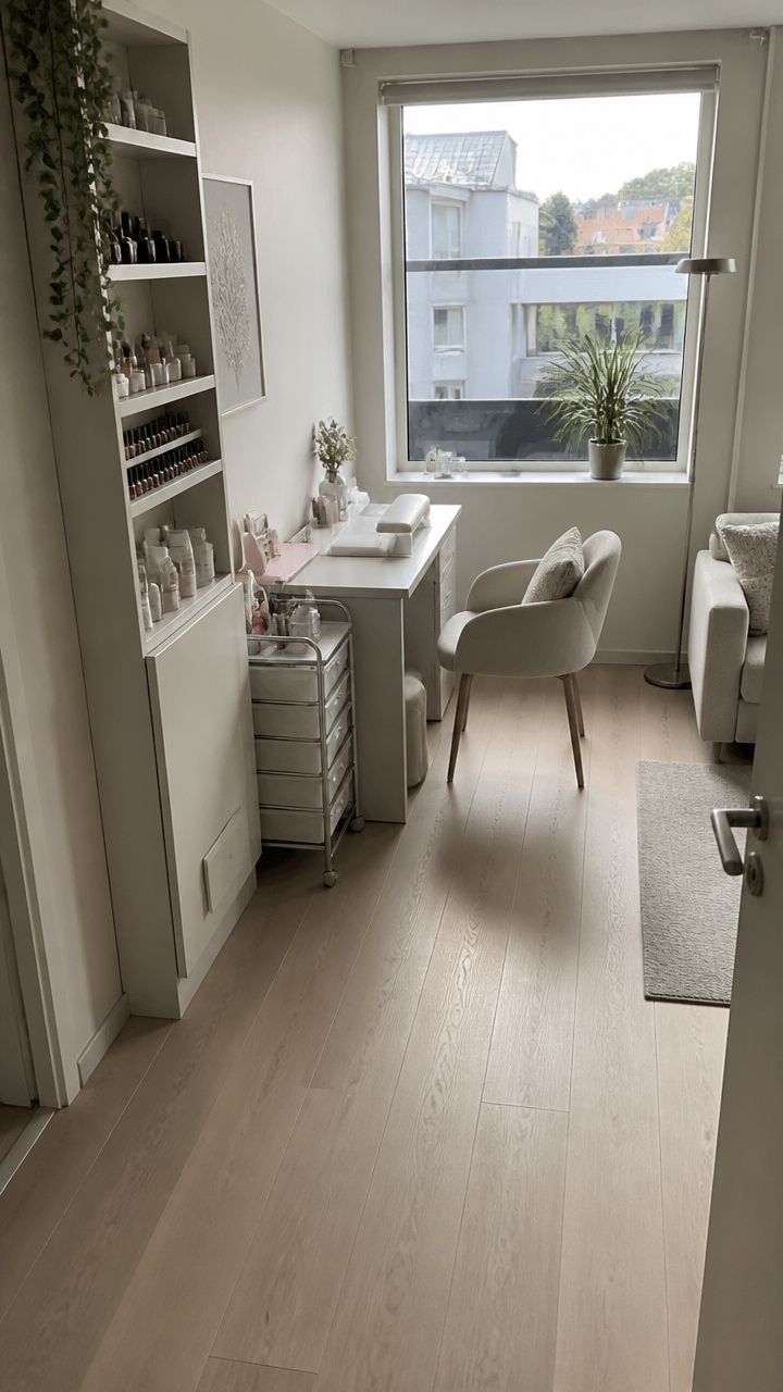 efficient accessible workspace arrangement