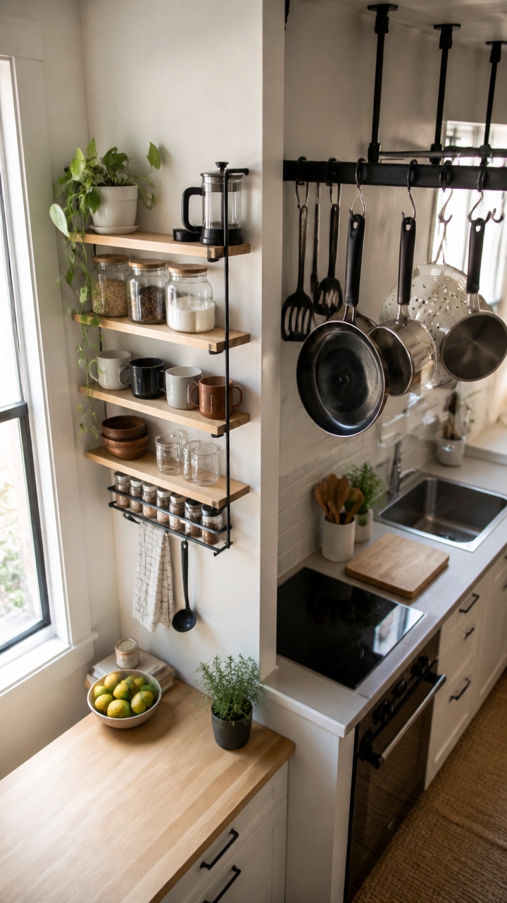 efficient stylish kitchen organization