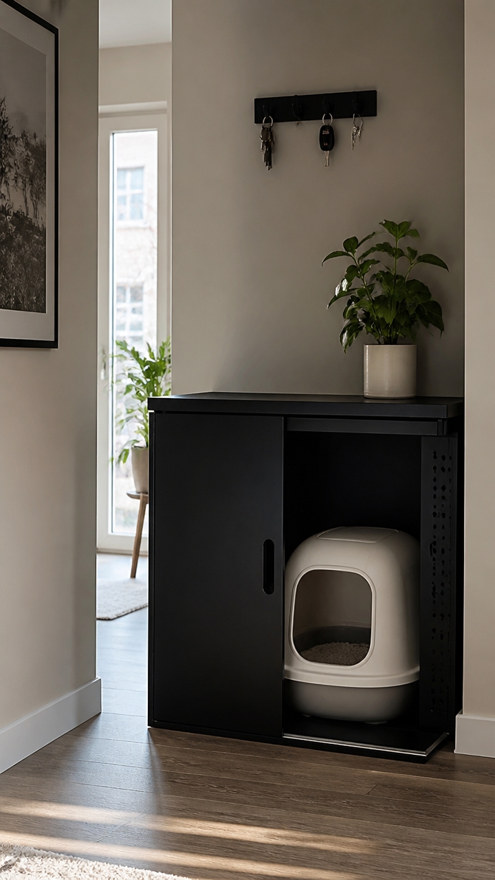 enclosed high sided litter boxes
