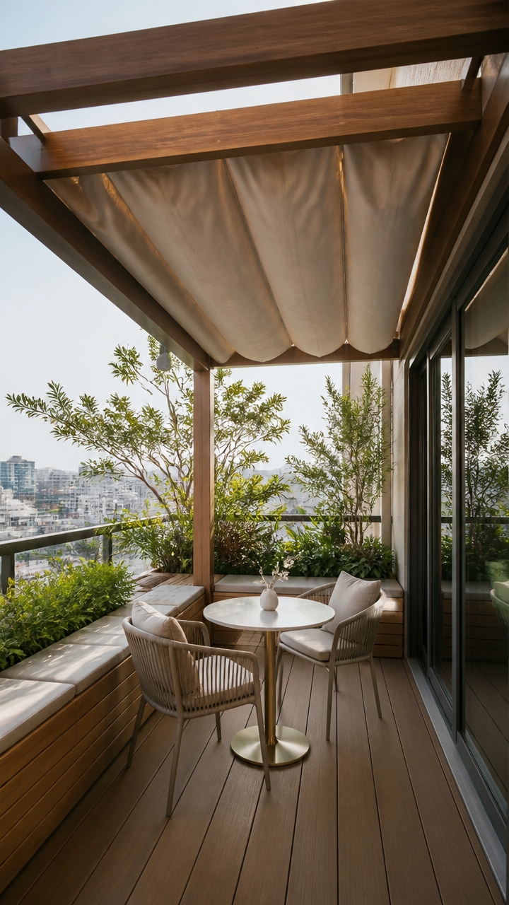 enhance small patio comfort