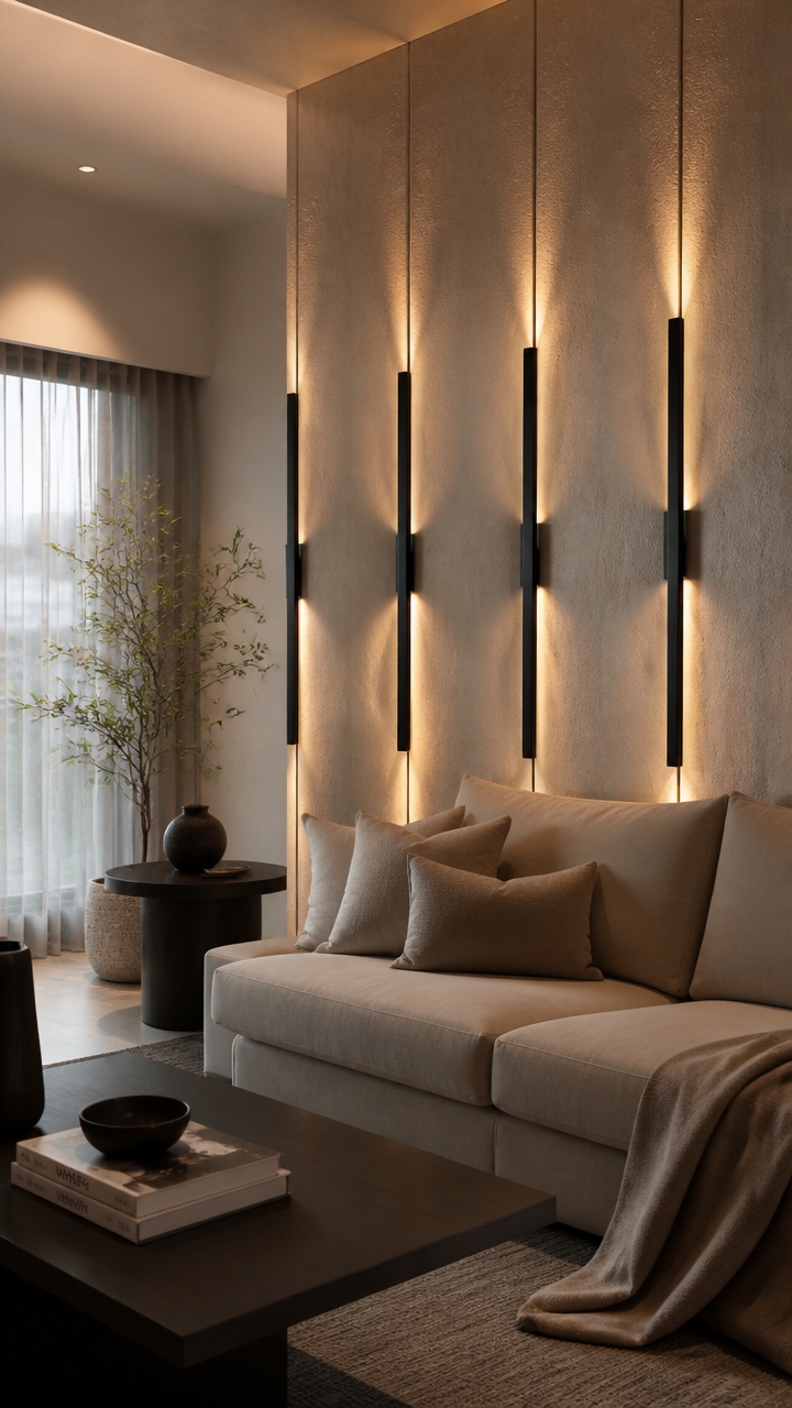 enhance space using uplights