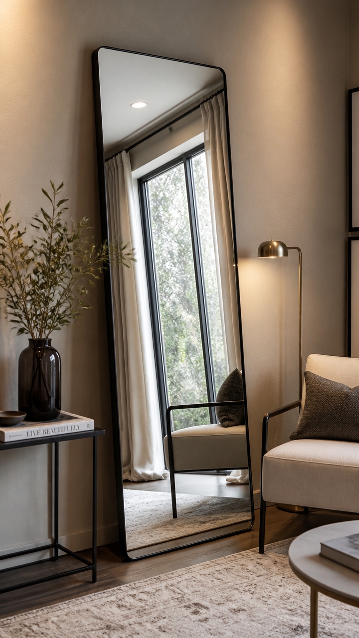 enhance space with mirrors
