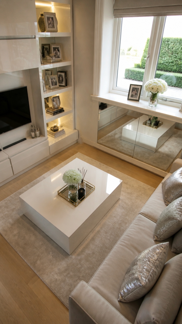 enhance space with reflective surfaces