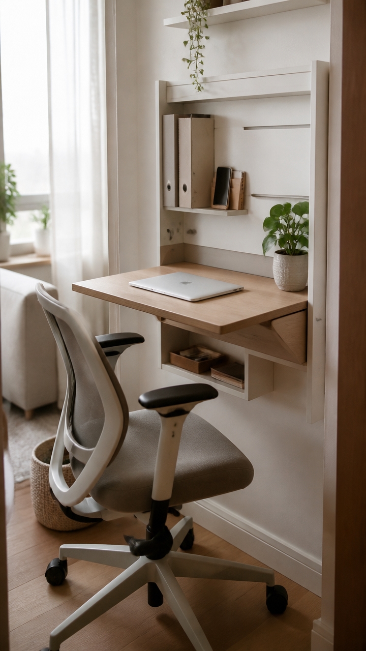 ergonomic compact adjustable workspace
