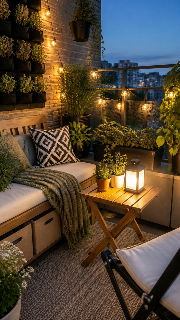 garden illumination enhances ambiance