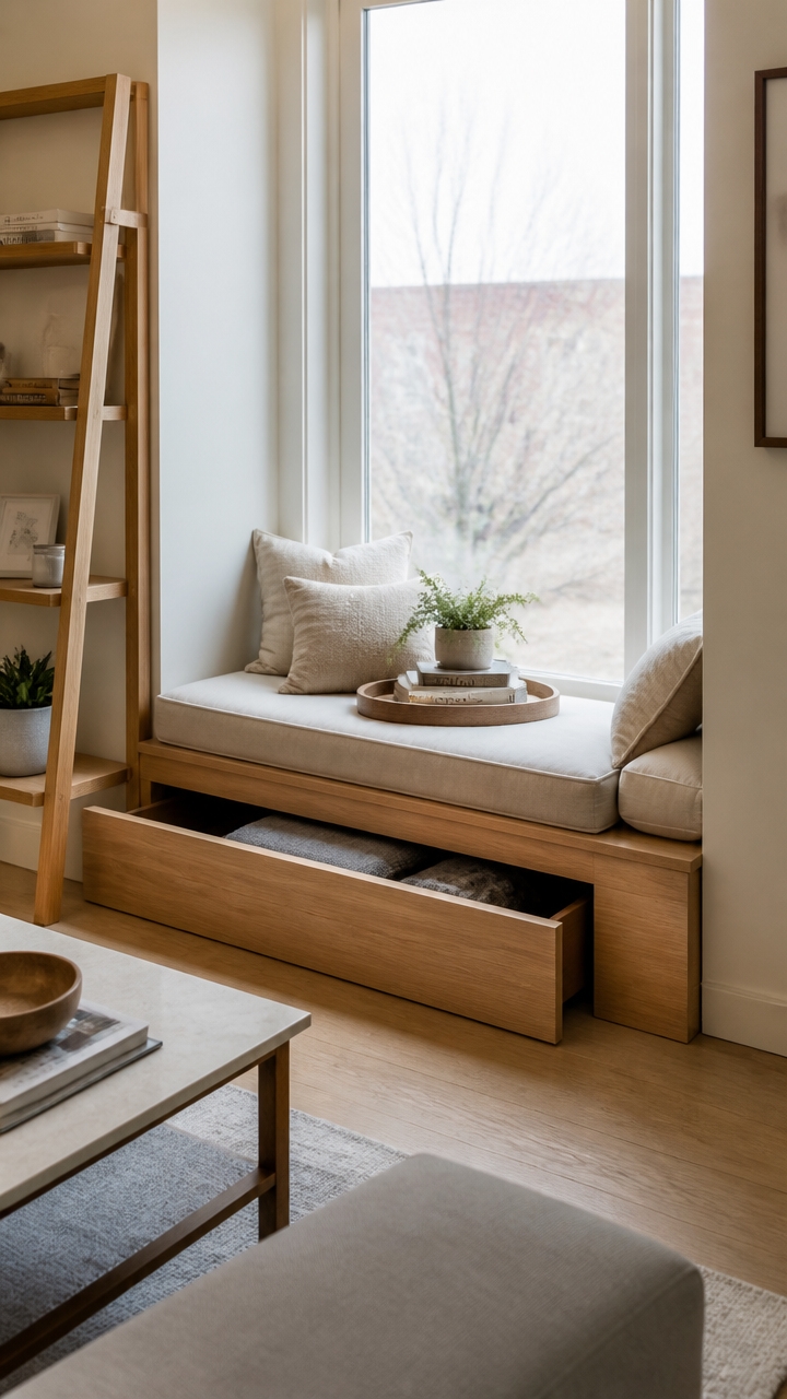 hidden storage cozy seating