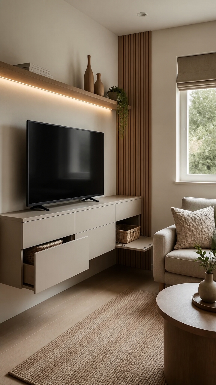 hidden storage for organization