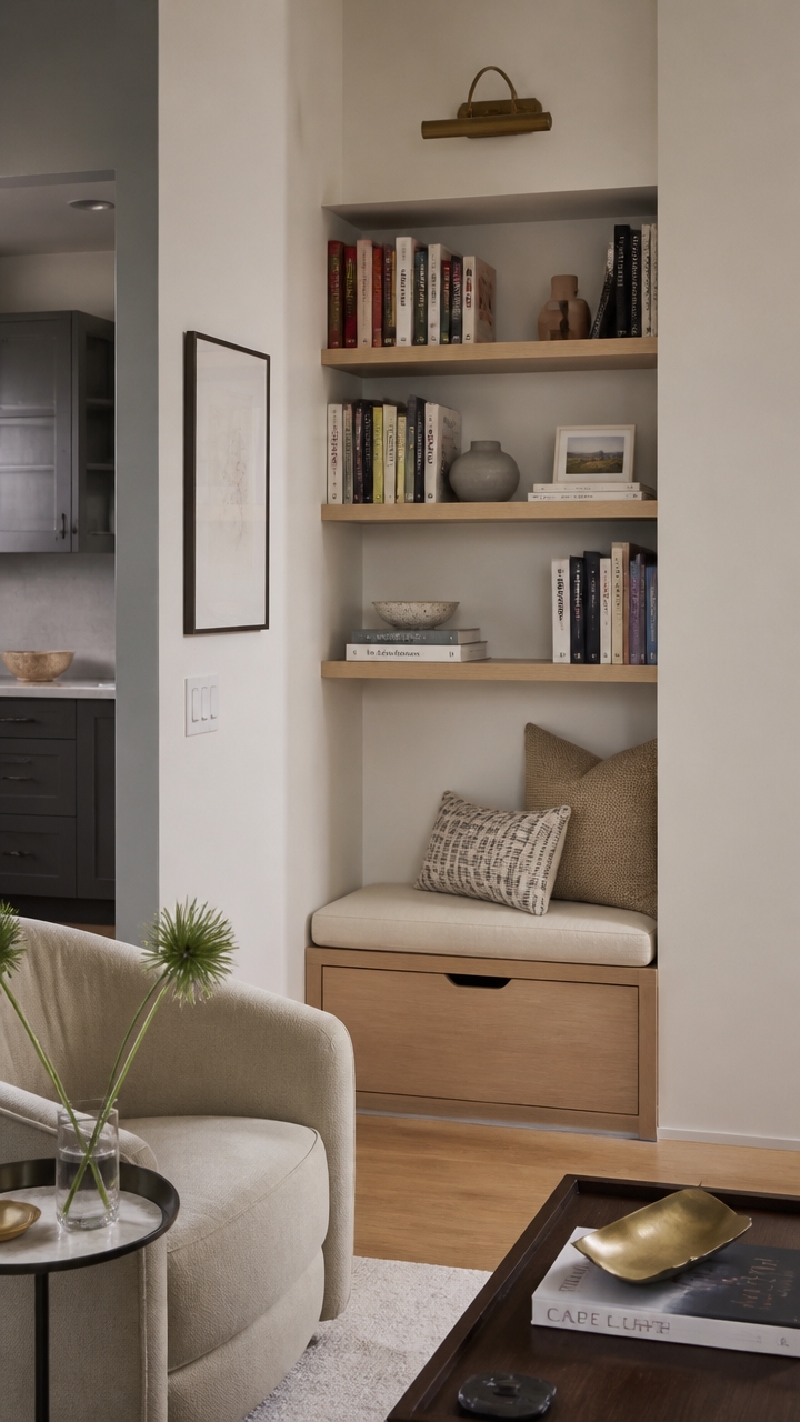 hidden stylish bookshelf solutions