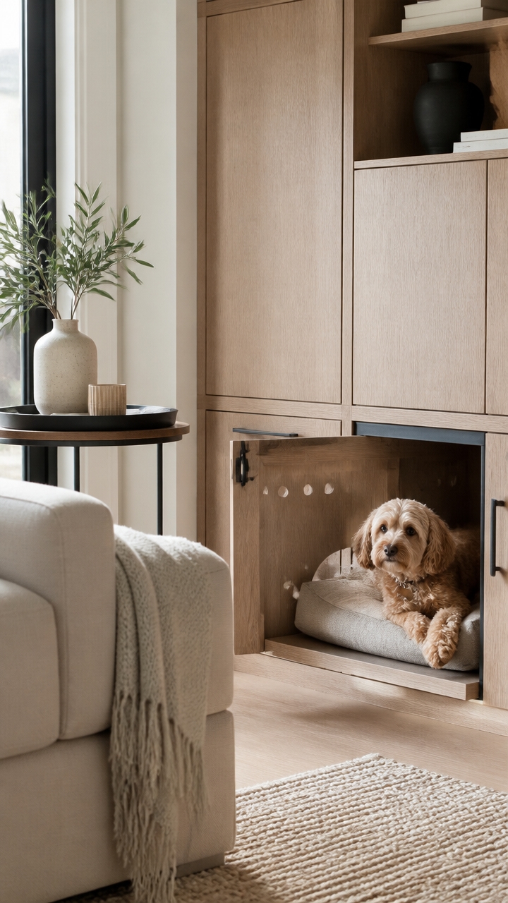 integrated concealed pet furniture