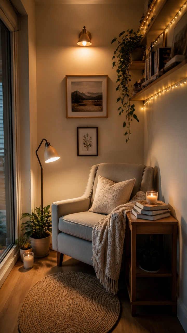 layered cozy lighting options