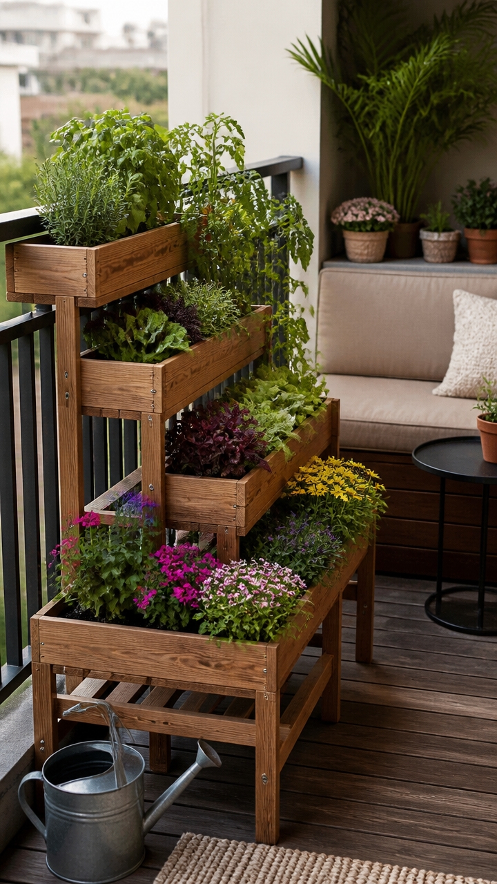 layered multi level garden design