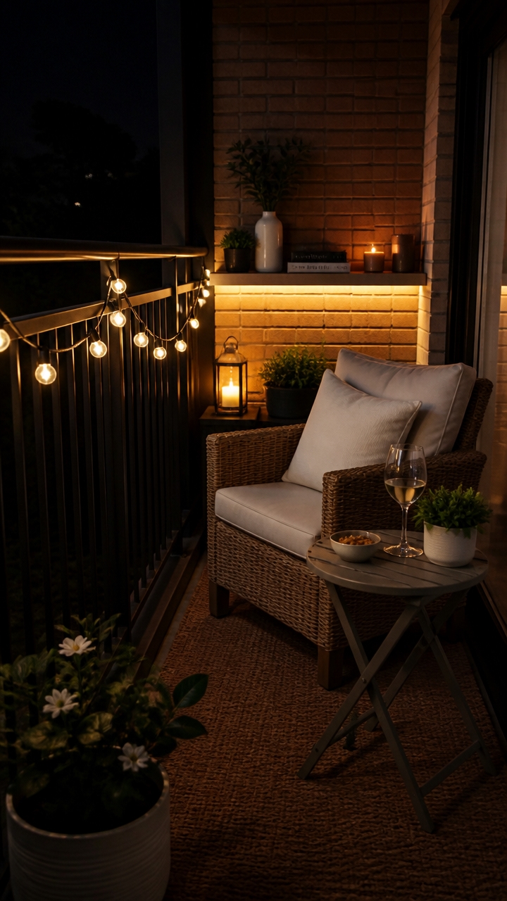 layered outdoor lighting ambiance